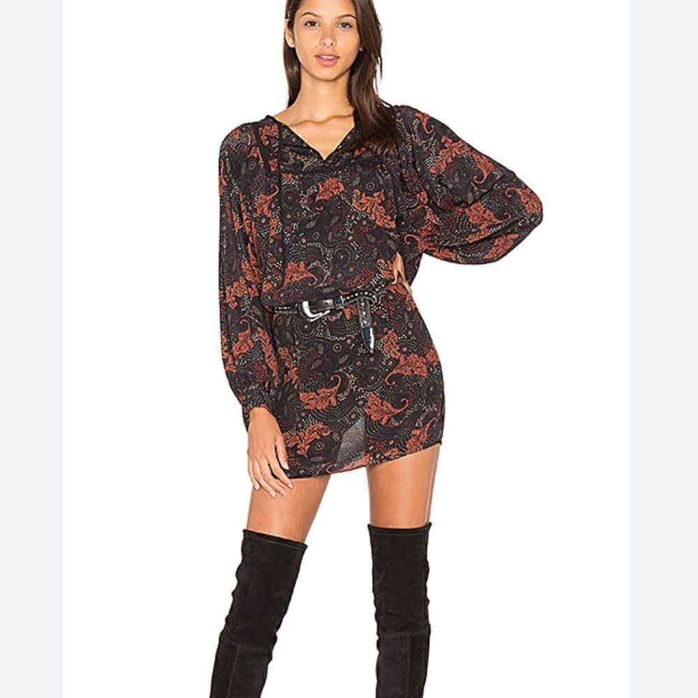 Sanctuary Revolve Belle Boho Dress in Parisian Boho Women’s Small